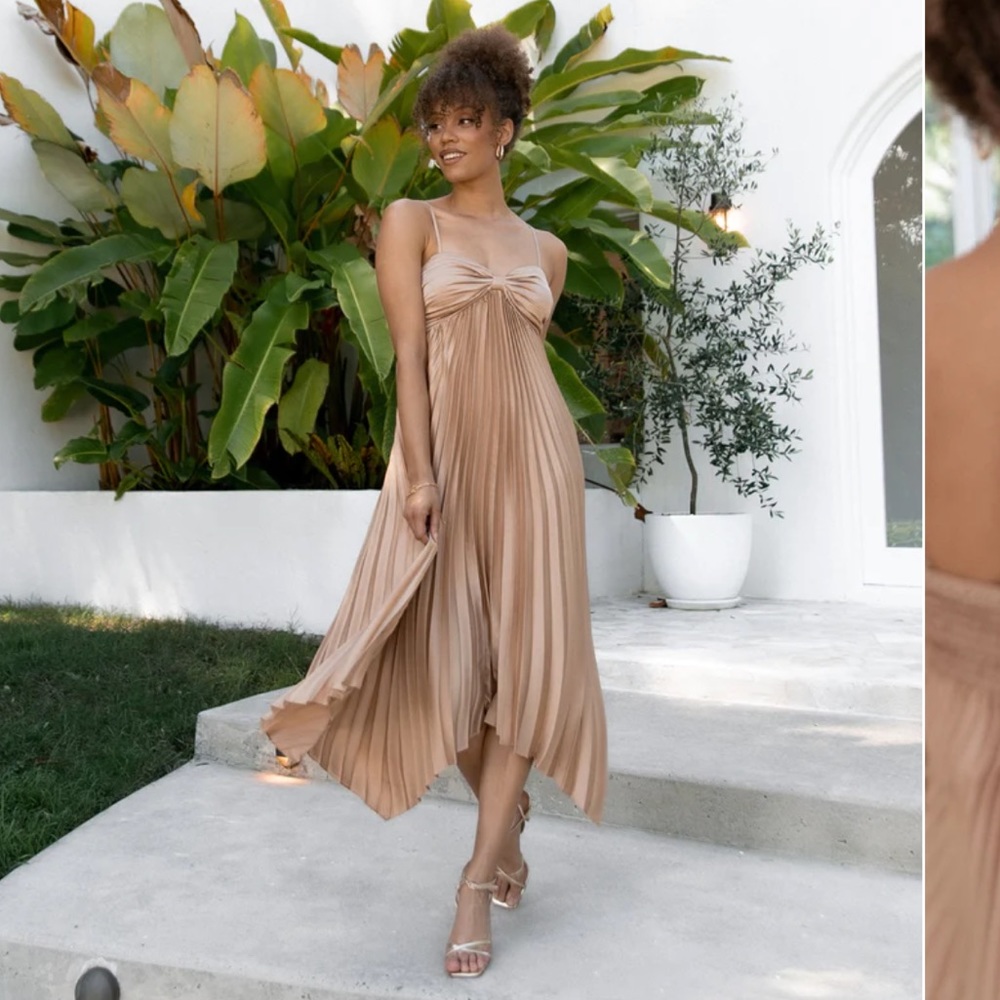 VIKKI DRESS - GOLD